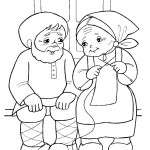 раскраска колобок