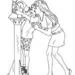 раскраска barbie, раскраска барби