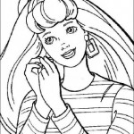 раскраска barbie, раскраска барби