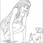 раскраска barbie, раскраска барби
