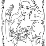 раскраска barbie, раскраска барби