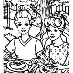 раскраска barbie, раскраска барби