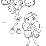 раскраска bratz, раскраска братц