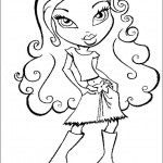 раскраска bratz, раскраска братц