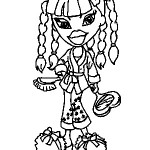 раскраска bratz, раскраска братц
