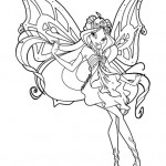 раскраска winx